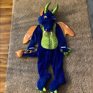 🐲💚💙 ADORABLE Dragon costume GUC 💙💚🐲